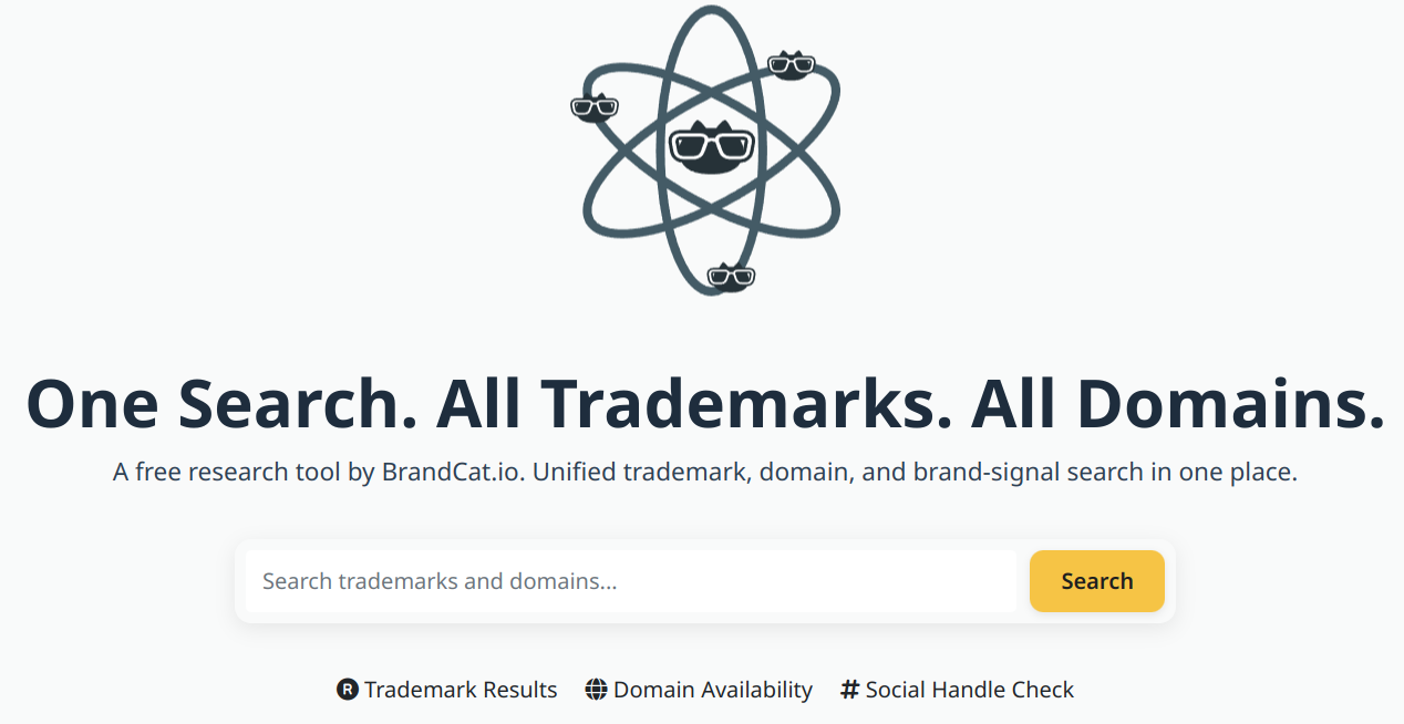 Snapshot of Unified Trademark Search